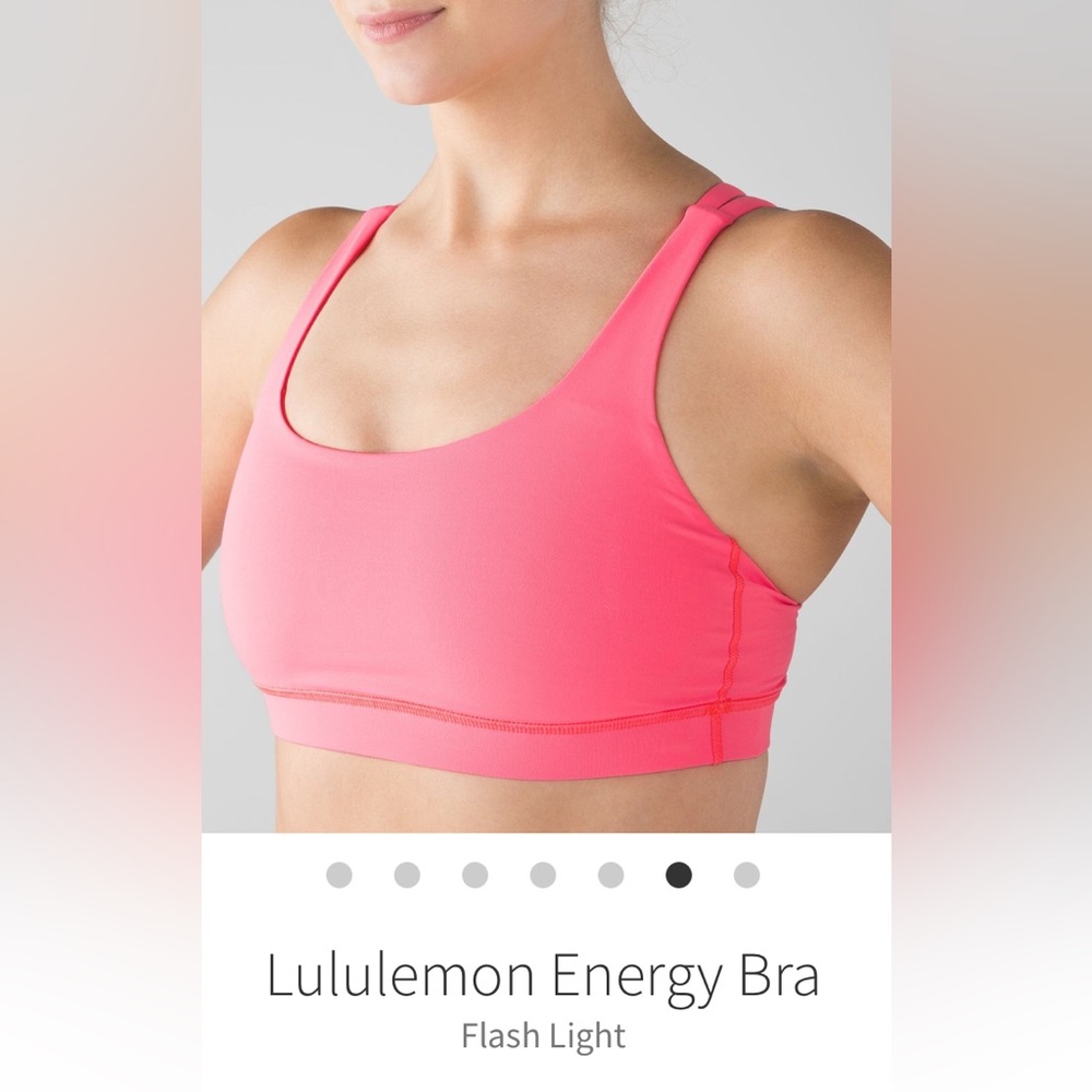 Hot pink lululemon sports bra
